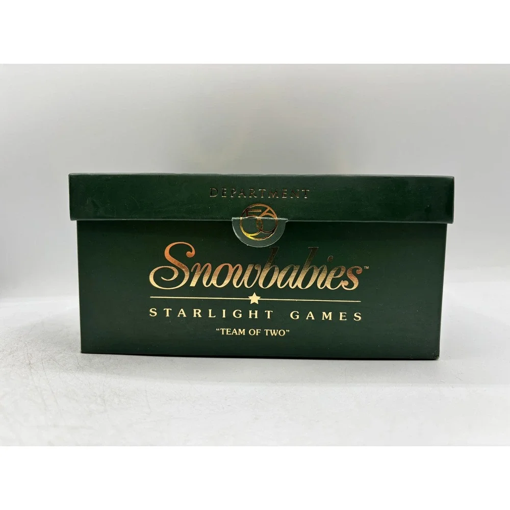 Department 56 2001 Vintage Snowbabies Starlight Games Team of Two 56.69943